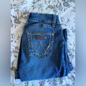 Wrangler Women's Dark Blue Boot Cut Jeans